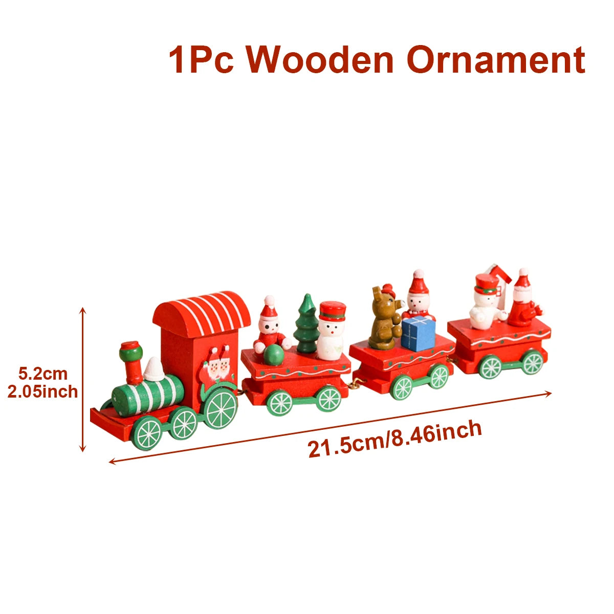 Christmas Train Decoration - Merry Christmas Ornament for Home 2026