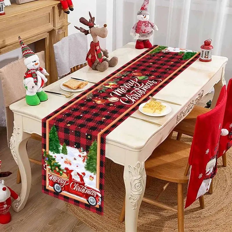 Christmas Table Runner - Luxury Festive Table Decoration 2026 - shop_name Christmas Table Runner - Luxury Festive Table Decoration 2026nordicgift