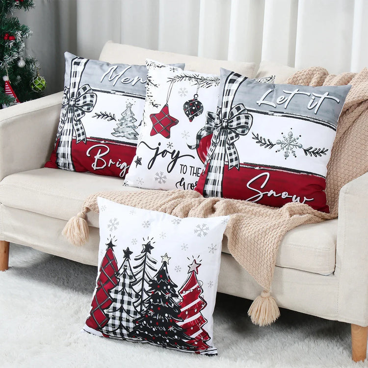Christmas Pillow Cover 45cm - Festive Home Decoration