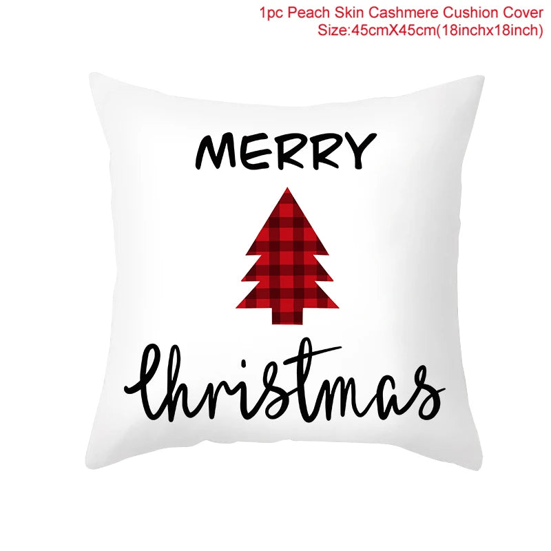 Christmas Pillow Cover 45cm - Festive Cushion Cover for Holidays 2026