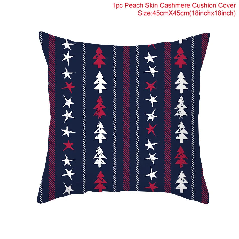 Christmas Pillow Cover 45cm - Festive Cushion Cover for Holidays 2026