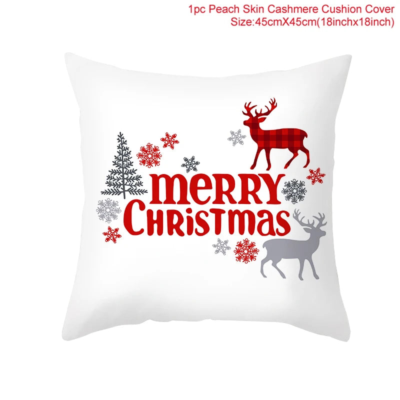 Christmas Pillow Cover 45cm - Festive Cushion Cover for Holidays 2026