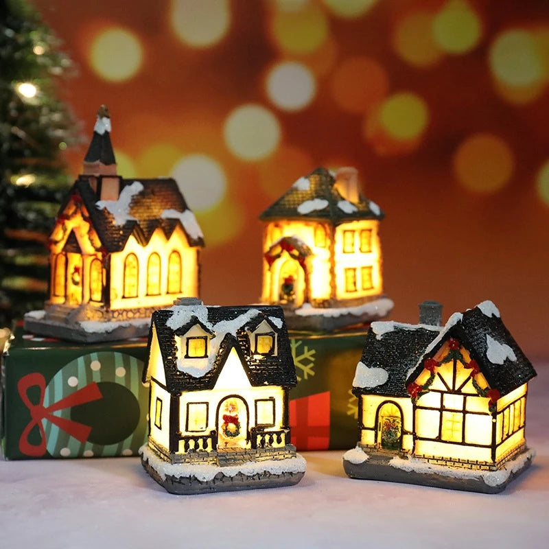 Christmas House Lamp - Festive Light Decoration for Home & New Year 2026