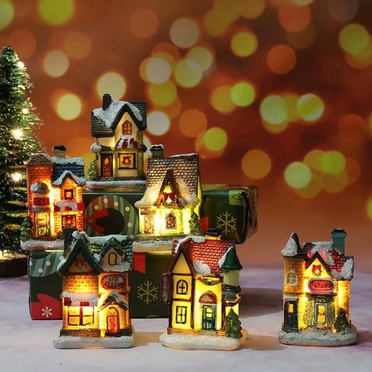 Christmas House Lamp - Festive Light Decoration for Home & New Year 2026