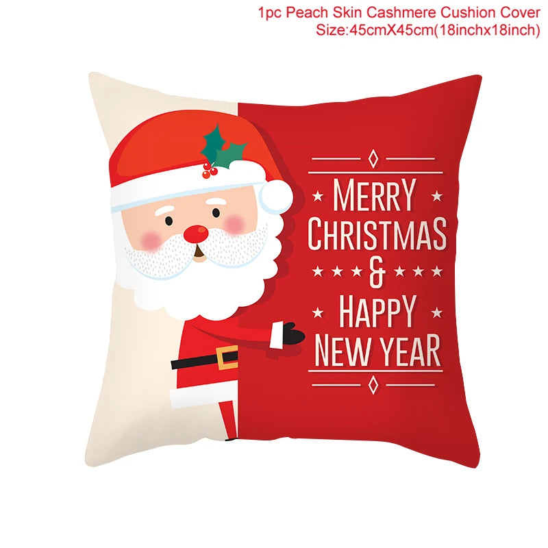 Christmas Pillow Cover 45cm - Festive Cushion Cover for Holidays 2026