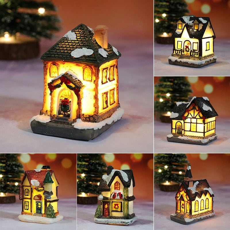Christmas House Lamp - Festive Light Decoration for Home & New Year 2026