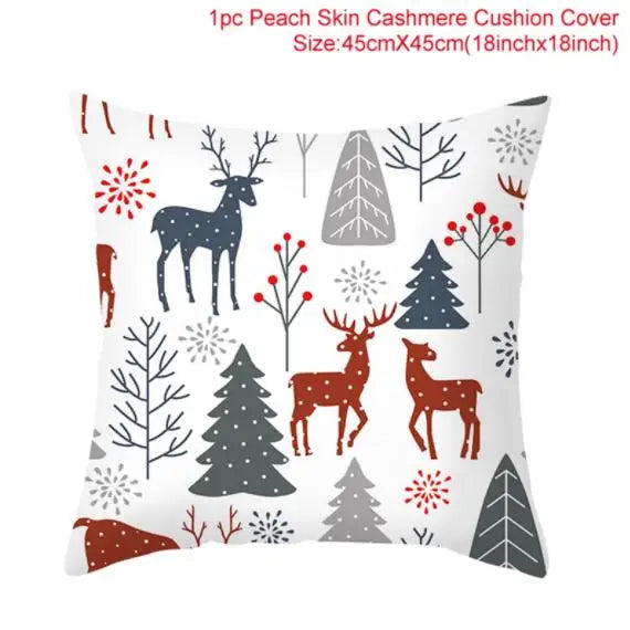 Christmas Pillow Cover 45cm - Festive Cushion Cover for Holidays 2026