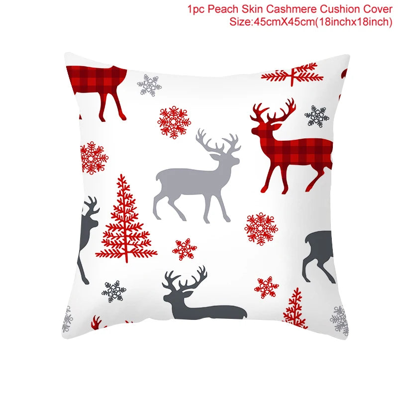 Christmas Pillow Cover 45cm - Festive Cushion Cover for Holidays 2026