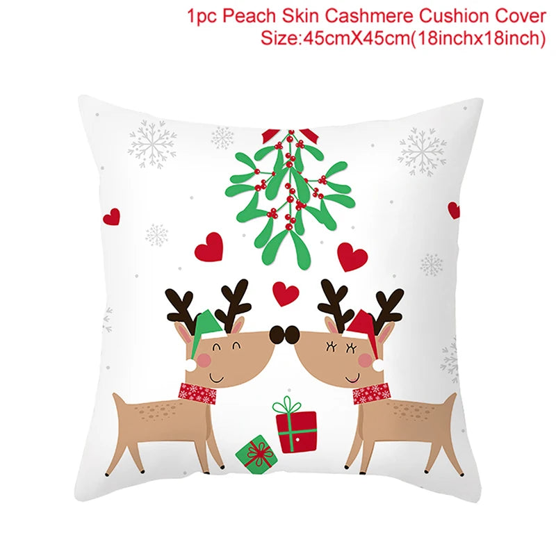 Christmas Pillow Cover 45cm - Festive Cushion Cover for Holidays 2026