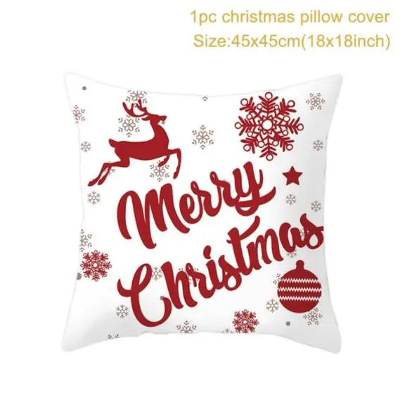 Christmas Pillow Cover 45cm - Festive Cushion Cover for Holidays 2026