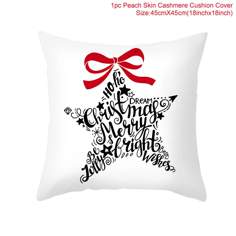 Christmas Pillow Cover 45cm - Festive Cushion Cover for Holidays 2026