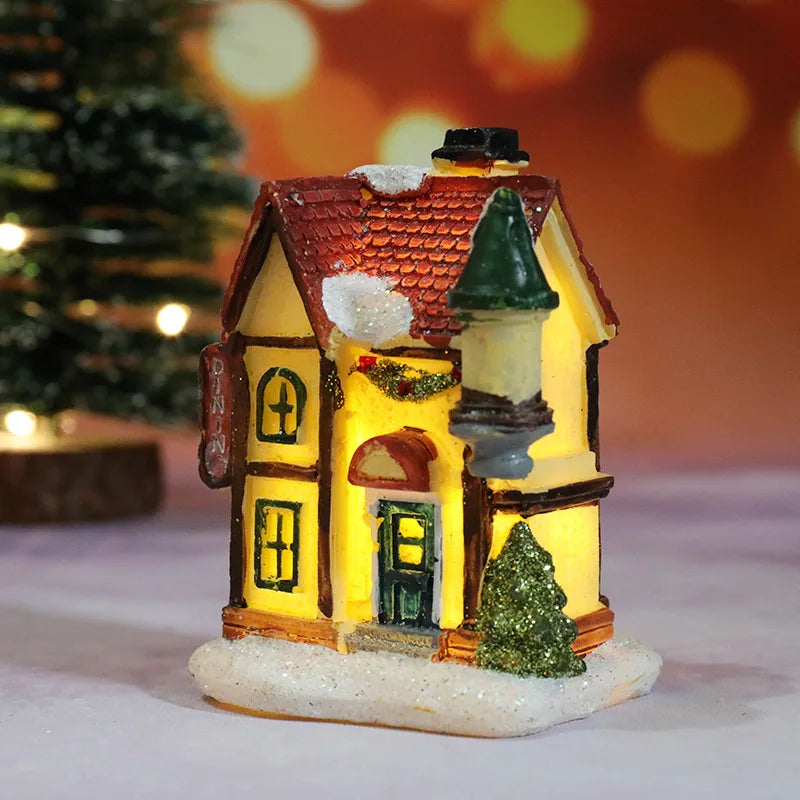 Christmas House Lamp - Festive Light Decoration for Home & New Year 2026
