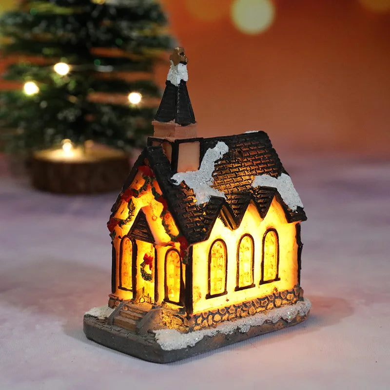 Christmas House Lamp - Festive Light Decoration for Home & New Year 2026