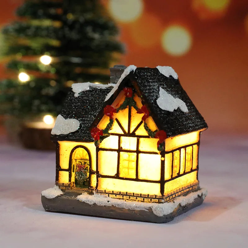 Christmas House Lamp - Festive Light Decoration for Home & New Year 2026