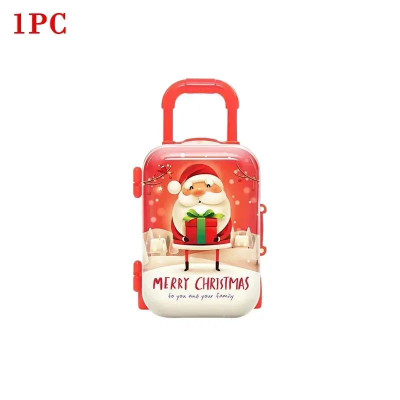 Christmas Candy Suitcase - Mini Trolley Gift Box 2026