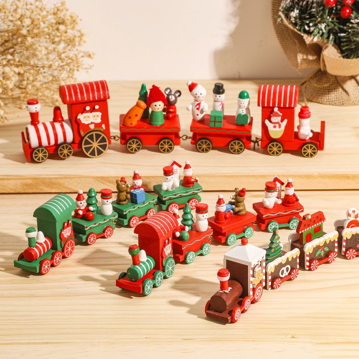 Christmas Train Decoration - Merry Christmas Ornament for Home 2026