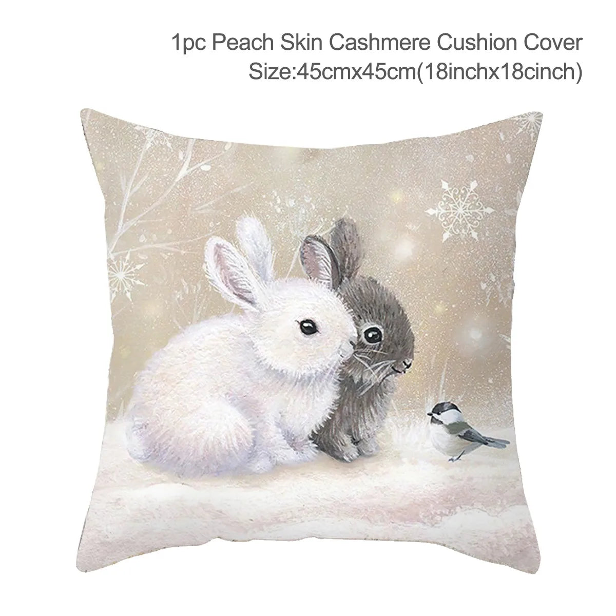 Christmas Pillow Cover 45cm - Festive Cushion Cover for Holidays 2026