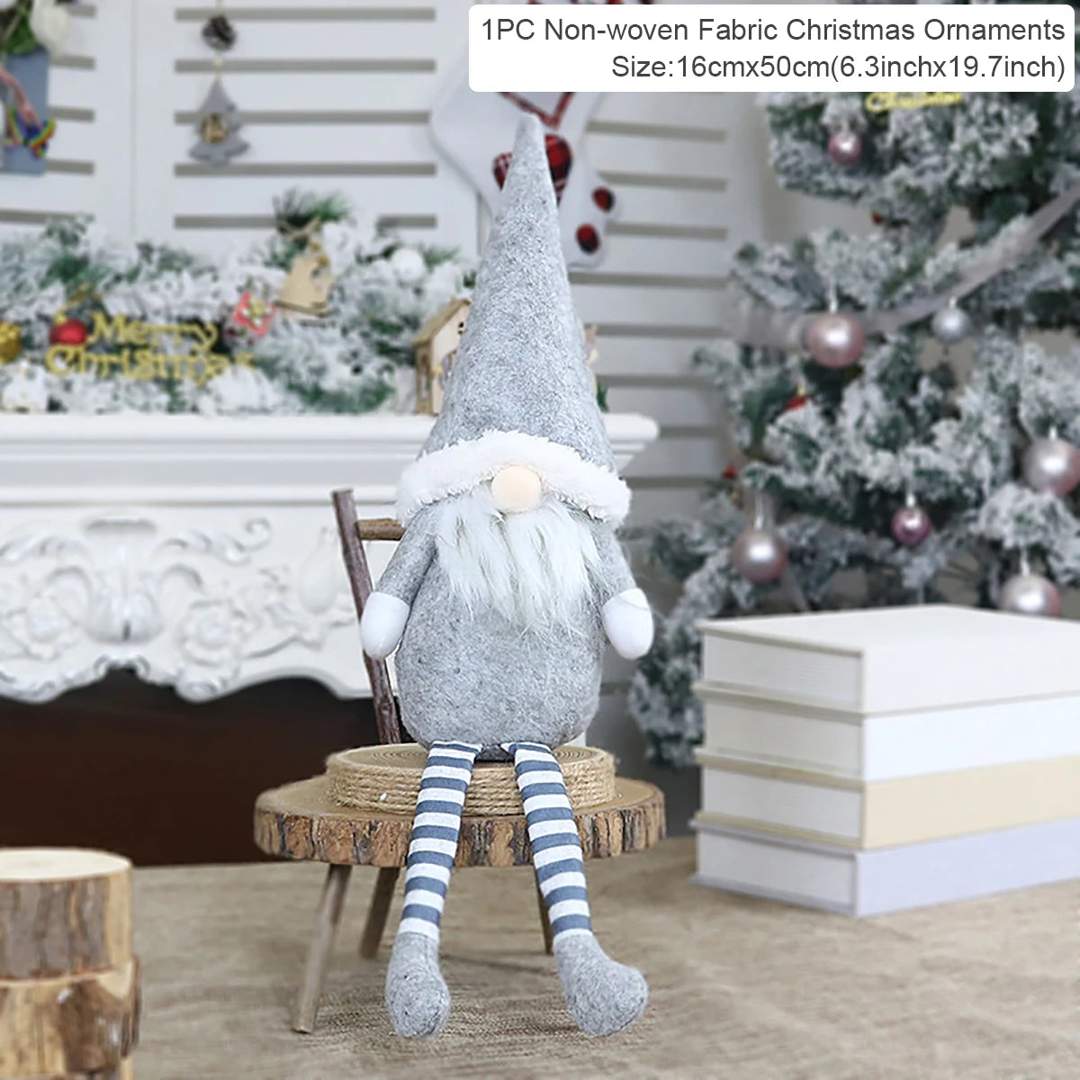 Christmas Gnome Doll - Faceless Gnome Decoration 2026 - Plush & LED Optional