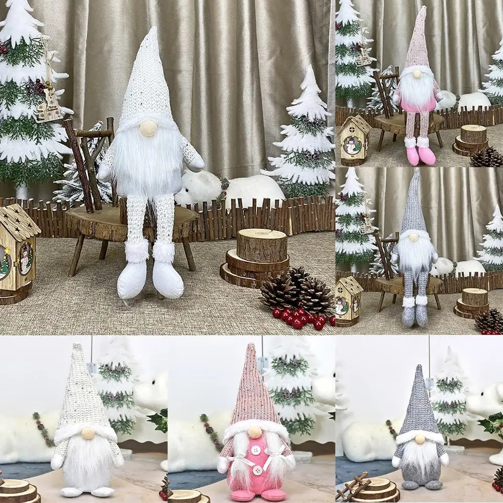 Christmas Gnome Doll - Faceless Gnome Decoration 2026 - Plush & LED Optional