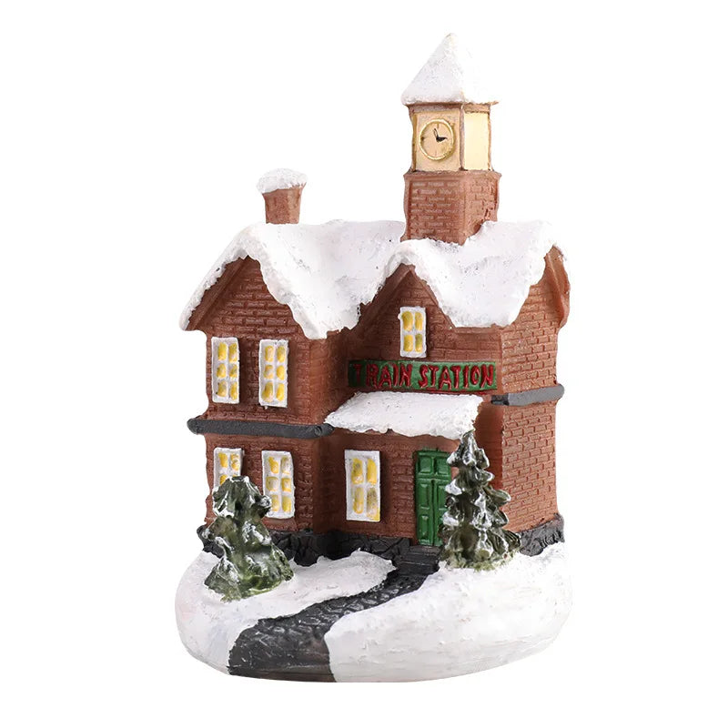 Christmas House Lamp - Festive Light Decoration for Home & New Year 2026