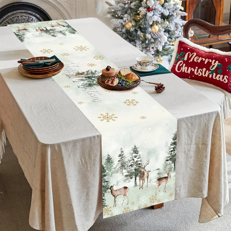 Christmas Table Runner - Luxury Festive Table Decoration 2026