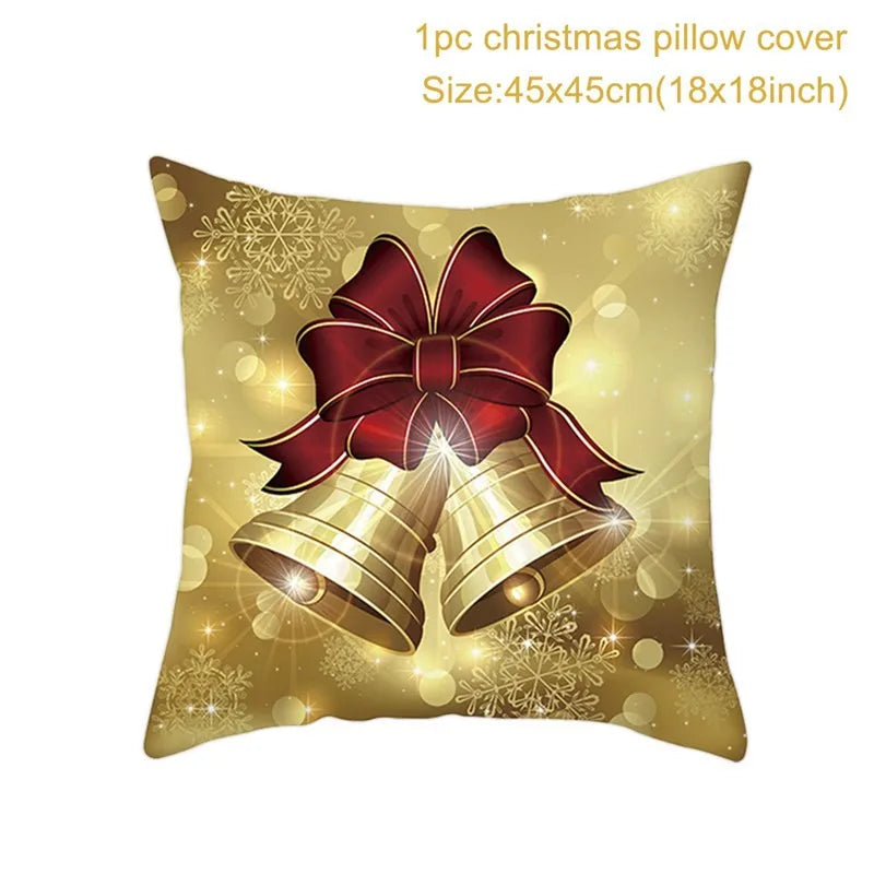 Christmas Pillow Cover 45cm - Festive Cushion Cover for Holidays 2026