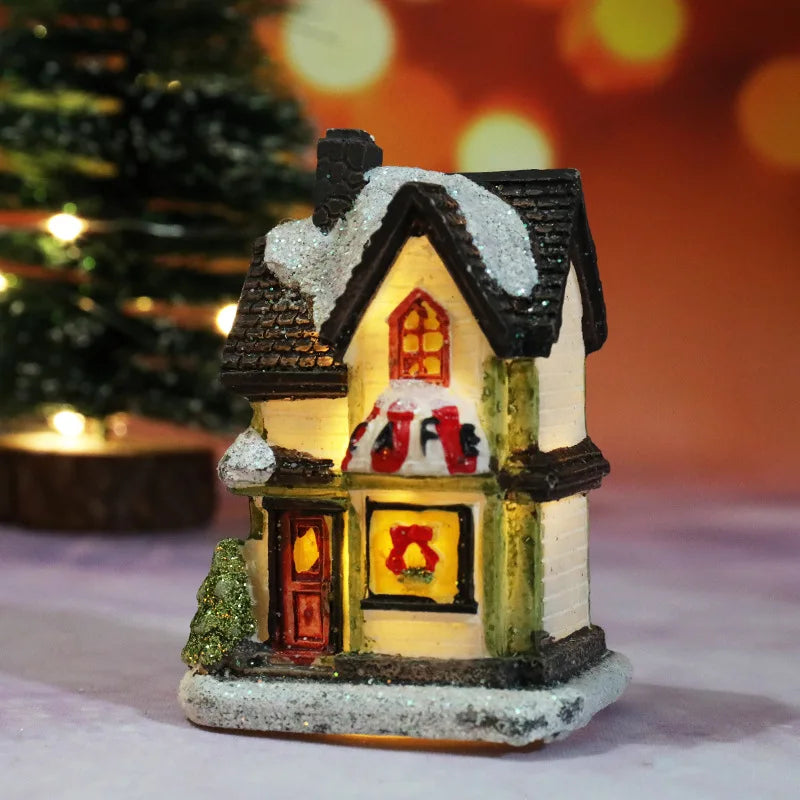 Christmas House Lamp - Festive Light Decoration for Home & New Year 2026