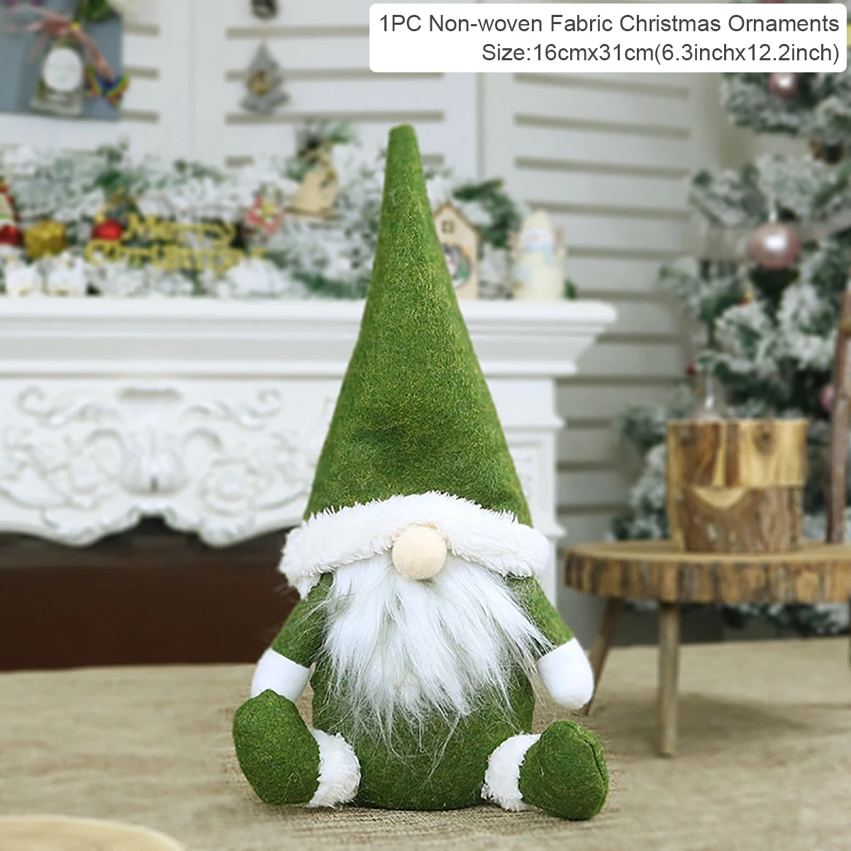 Christmas Gnome Doll - Faceless Gnome Decoration 2026 - Plush & LED Optional