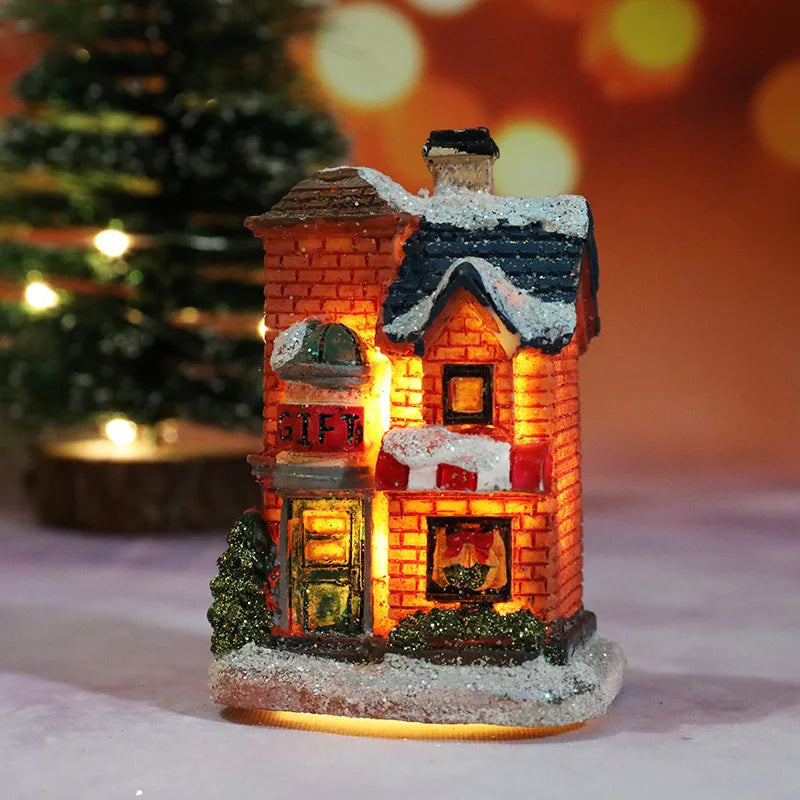 Christmas House Lamp - Festive Light Decoration for Home & New Year 2026
