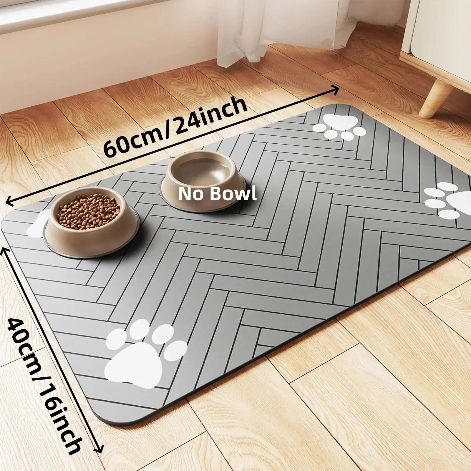 Absorbent Pet Feeding Mat - Waterproof S/M/L - shop_name Absorbent Pet Feeding Mat - Waterproof S/M/Lnordicgift
