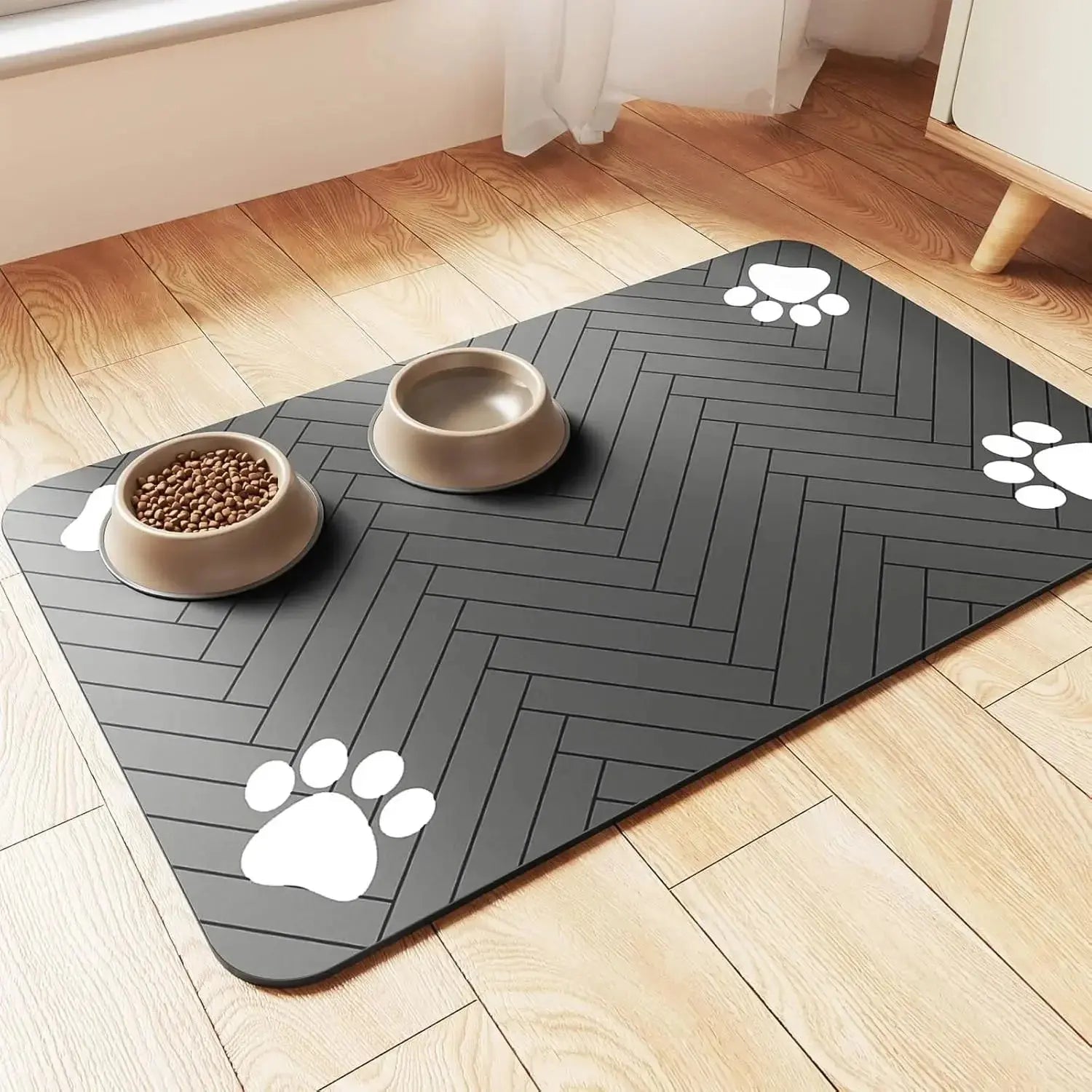 Absorbent Pet Feeding Mat - Waterproof S/M/L - shop_name Absorbent Pet Feeding Mat - Waterproof S/M/Lnordicgift