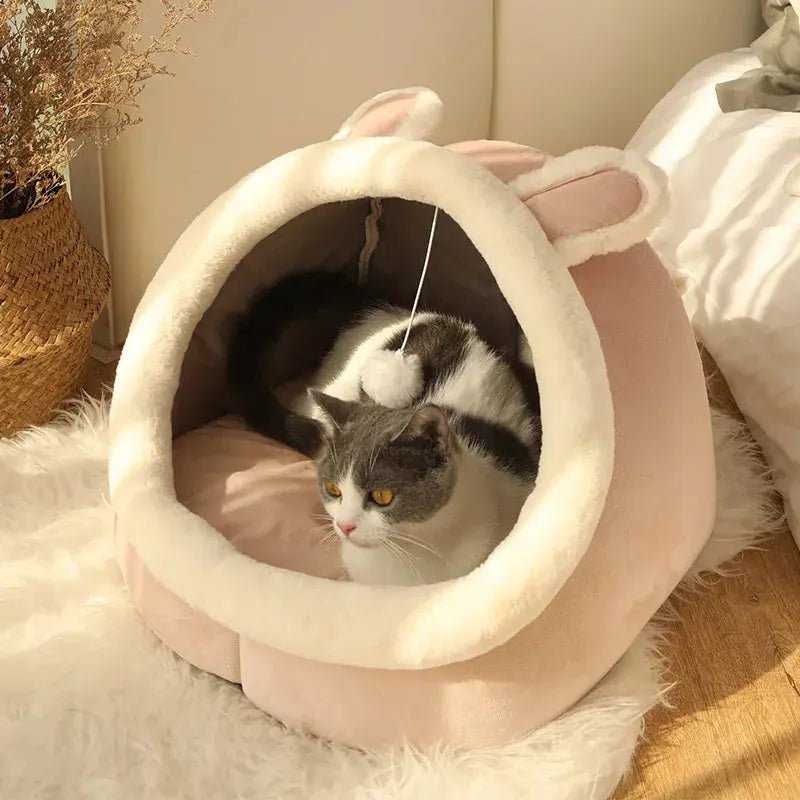 cat man Cartoon Cat Basket - Foldable Washable Pet Bed - shop_name cat man Cartoon Cat Basket - Foldable Washable Pet Bednordicgift