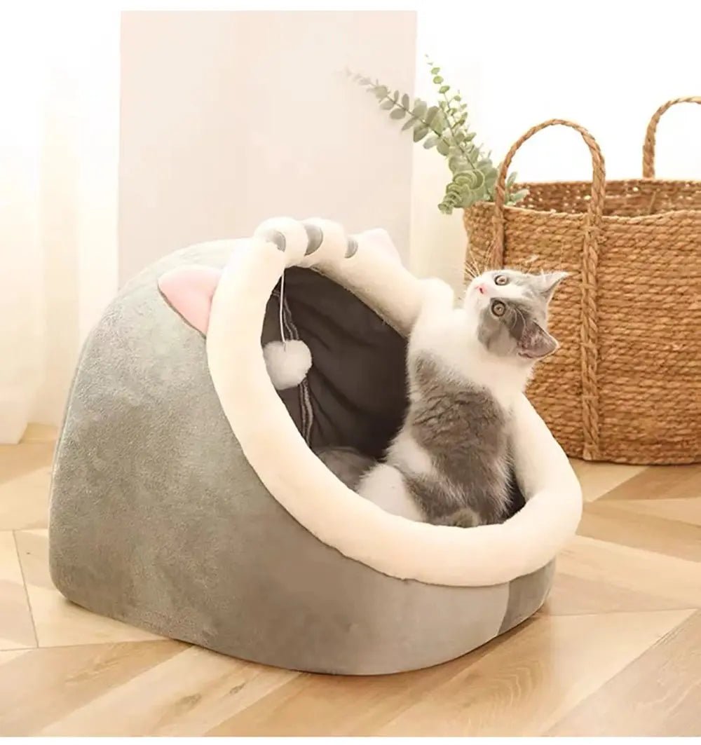 cat man Cartoon Cat Basket - Foldable Washable Pet Bed - shop_name cat man Cartoon Cat Basket - Foldable Washable Pet Bednordicgift