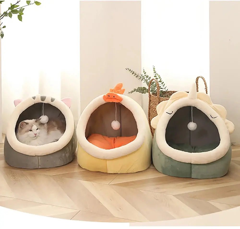 cat man Cartoon Cat Basket - Foldable Washable Pet Bed - shop_name cat man Cartoon Cat Basket - Foldable Washable Pet Bednordicgift