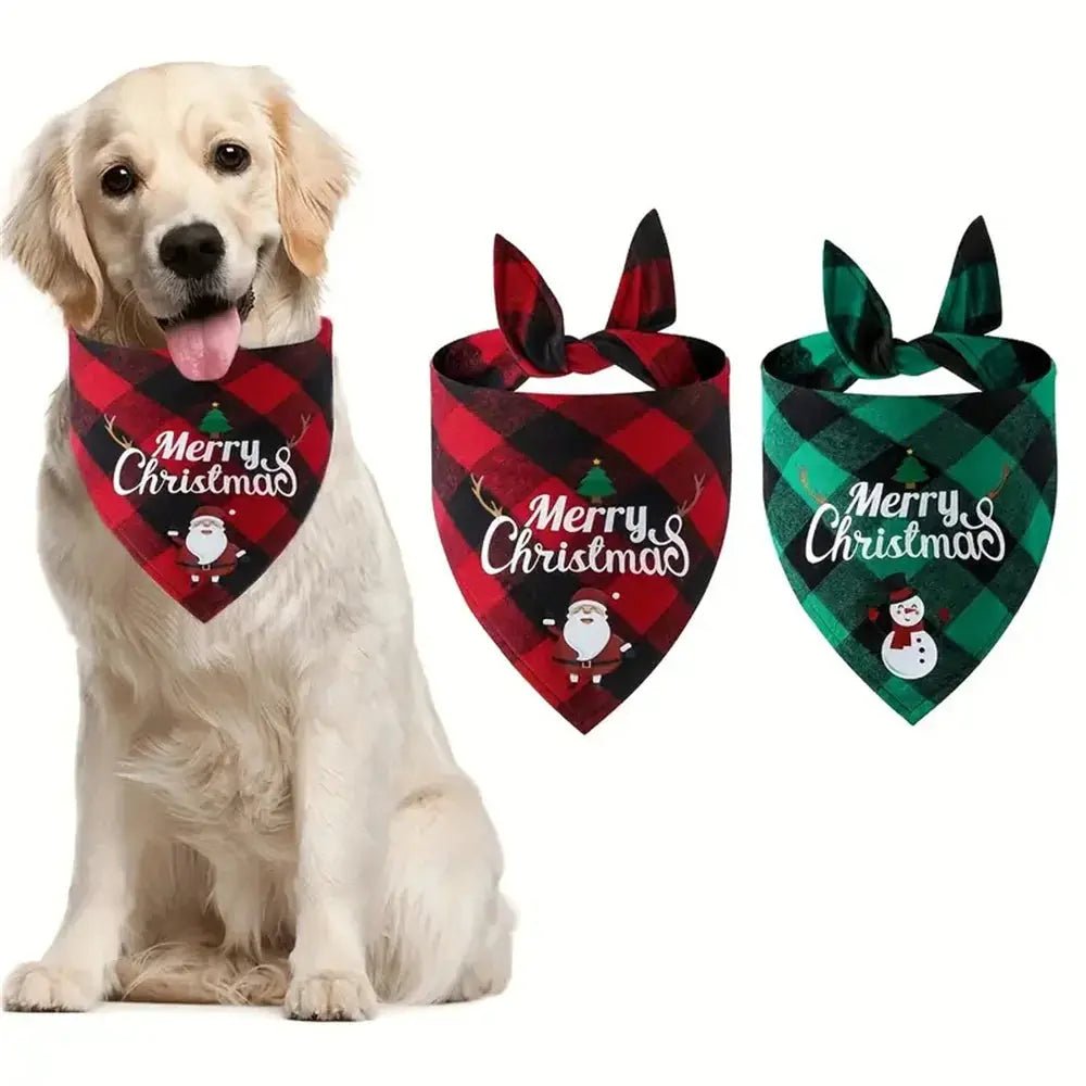 Christmas Bandana for Dogs - Adjustable Triangle Scarf | Nordic Gift - shop_name Christmas Bandana for Dogs - Adjustable Triangle Scarf | Nordic Giftnordicgift
