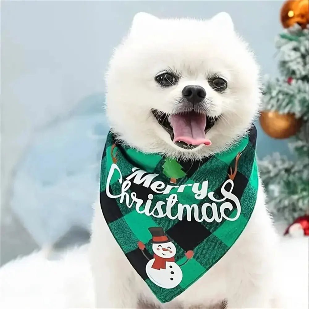 Christmas Bandana for Dogs - Adjustable Triangle Scarf | Nordic Gift - shop_name Christmas Bandana for Dogs - Adjustable Triangle Scarf | Nordic Giftnordicgift