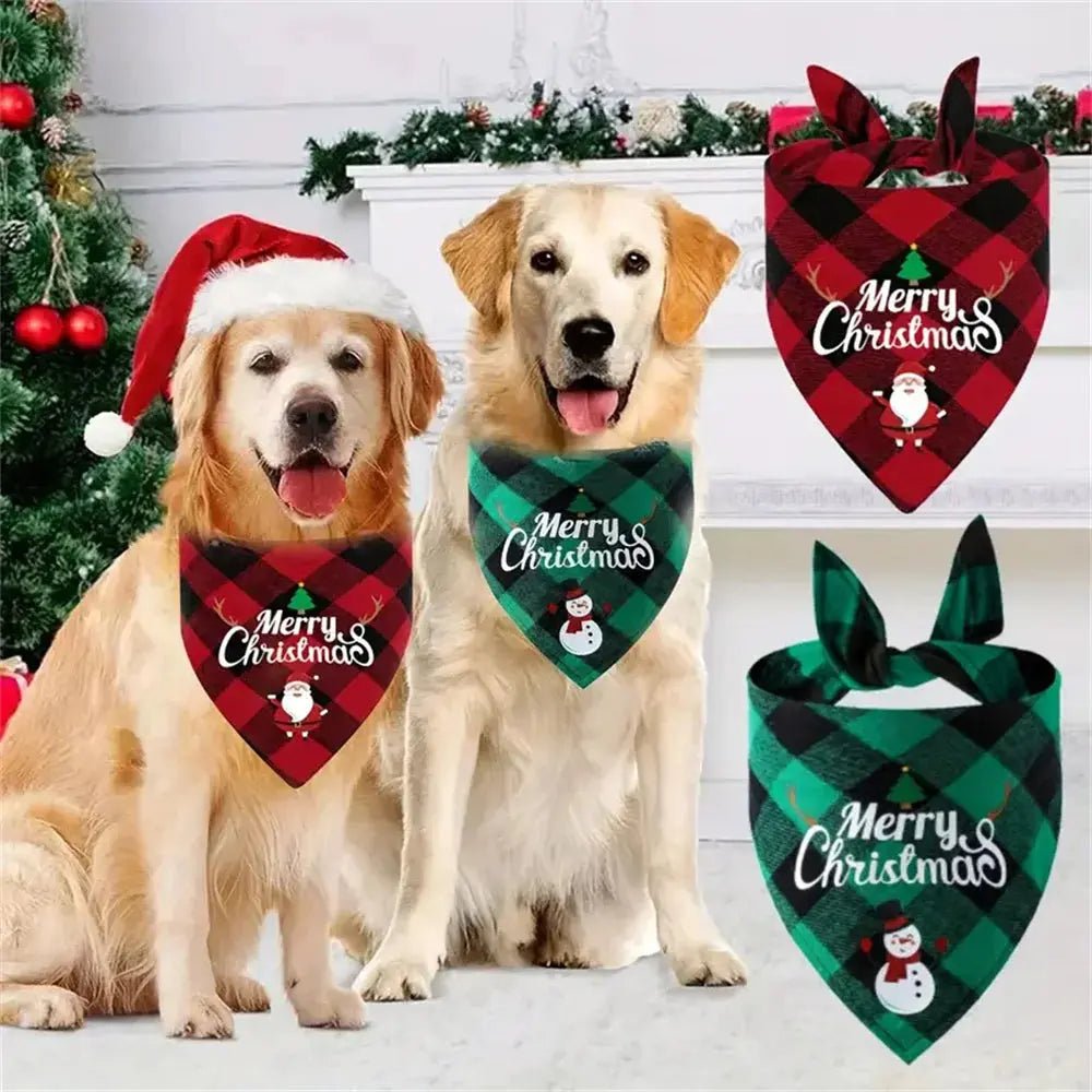 Christmas Bandana for Dogs - Adjustable Triangle Scarf | Nordic Gift - shop_name Christmas Bandana for Dogs - Adjustable Triangle Scarf | Nordic Giftnordicgift