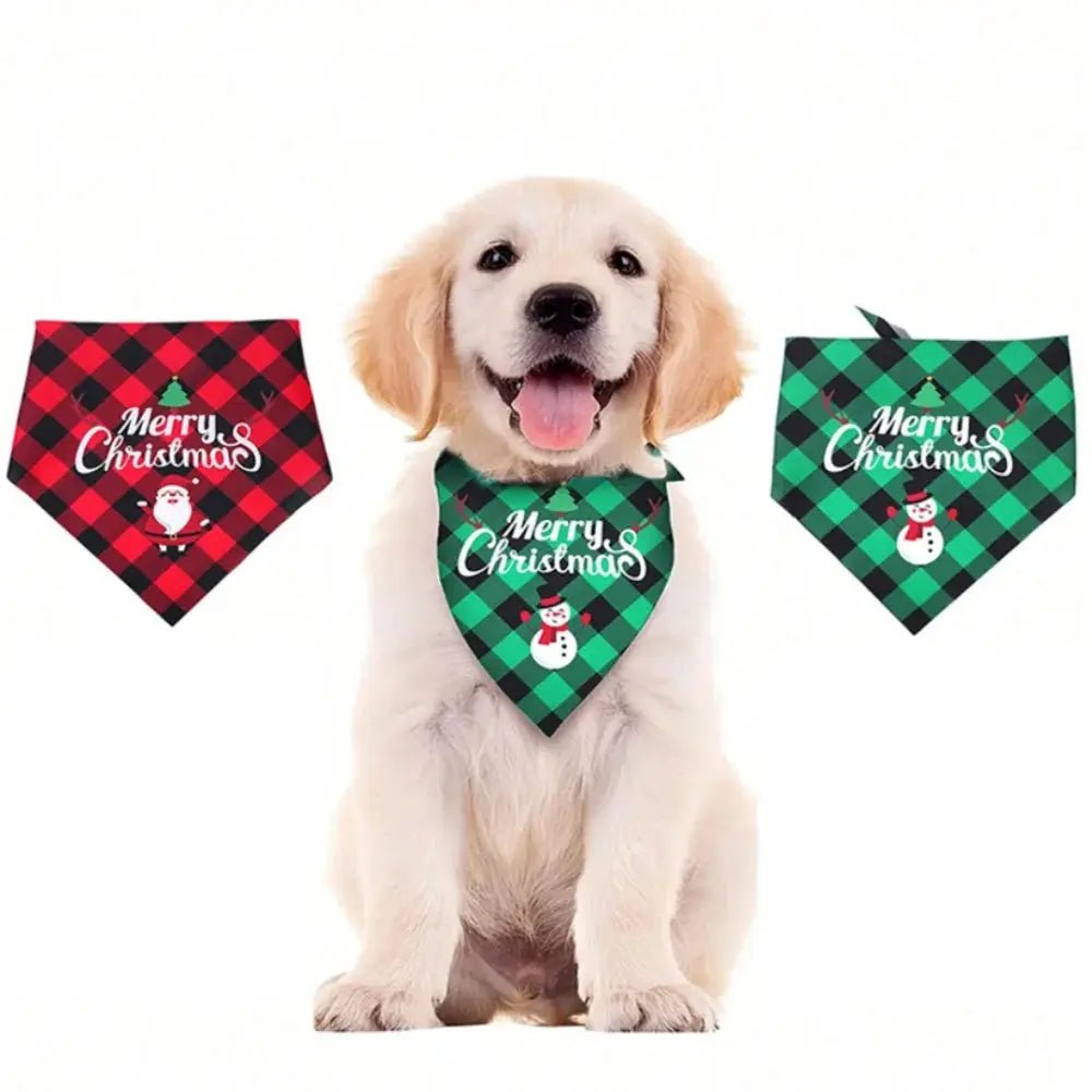 Christmas Bandana for Dogs - Adjustable Triangle Scarf | Nordic Gift - shop_name Christmas Bandana for Dogs - Adjustable Triangle Scarf | Nordic Giftnordicgift