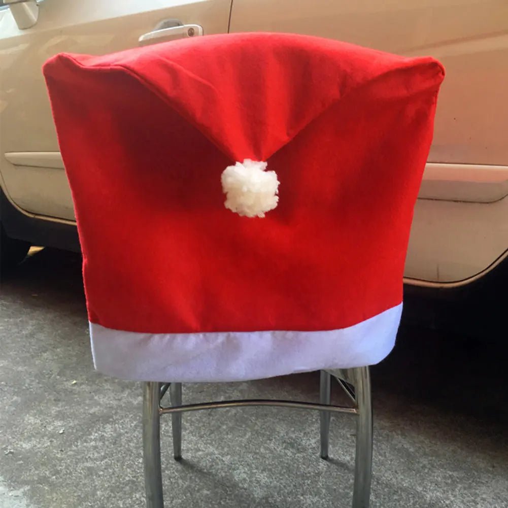 Christmas Chair Cover Red - Christmas Table Decoration for Dining Room Chairs - shop_name Christmas Chair Cover Red - Christmas Table Decoration for Dining Room Chairsnordicgift