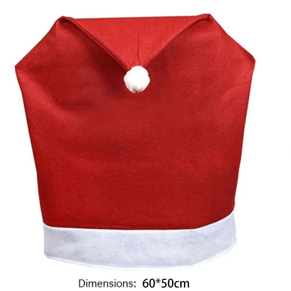 Christmas Chair Cover Red - Christmas Table Decoration for Dining Room Chairs - shop_name Christmas Chair Cover Red - Christmas Table Decoration for Dining Room Chairsnordicgift