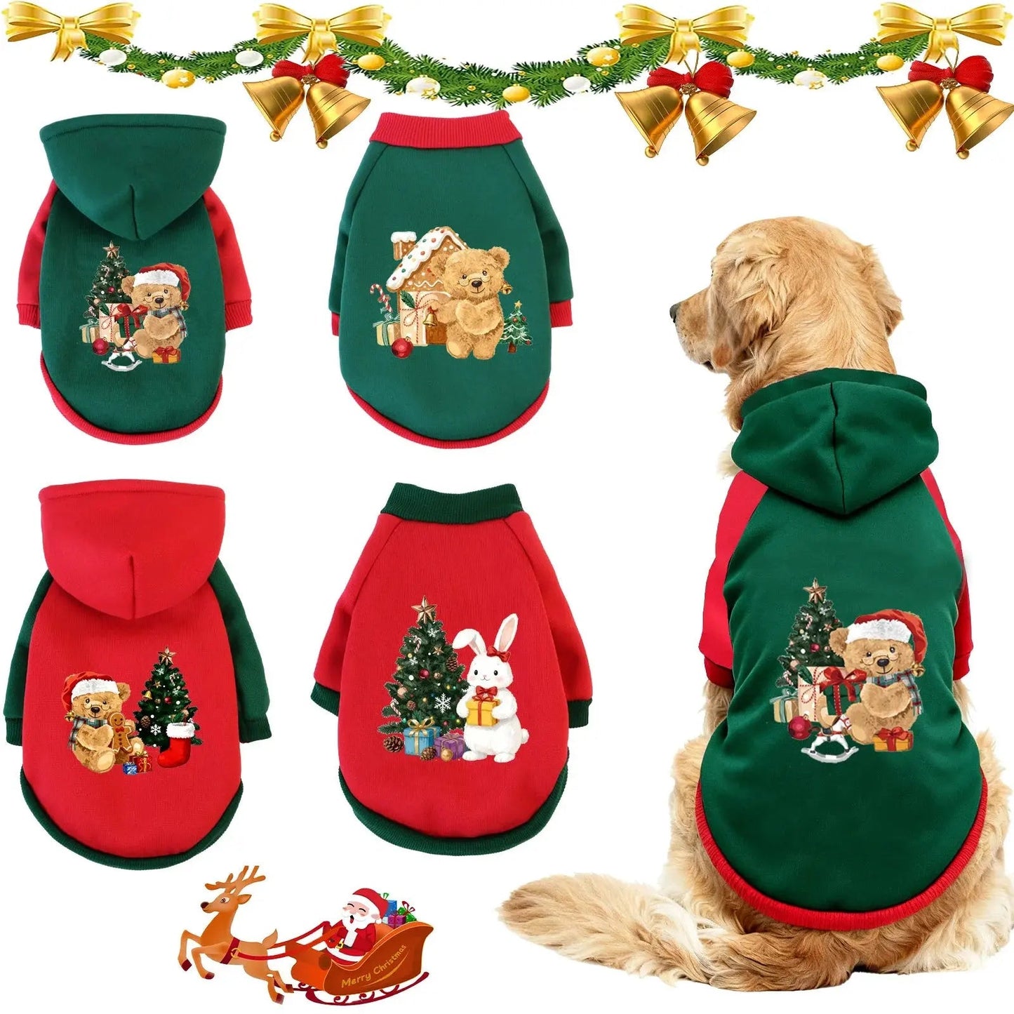 Christmas Clothes Pet - Dog & Cat Winter Sweater XS - 3XL - shop_name Christmas Clothes Pet - Dog & Cat Winter Sweater XS - 3XLnordicgift