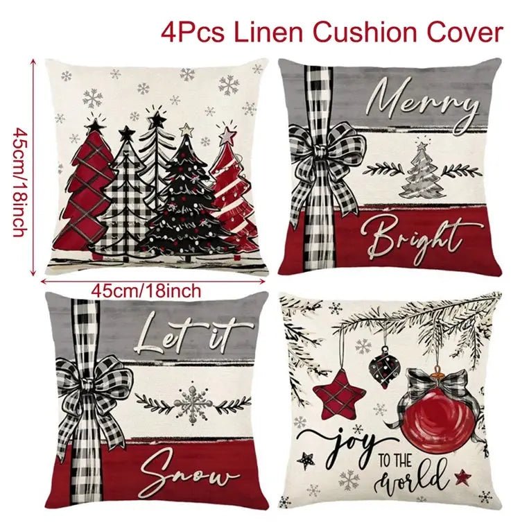 Christmas Cushion Cover 45cm - Festive Cushion Cover 2026 - shop_name Christmas Cushion Cover 45cm - Festive Cushion Cover 2026nordicgift