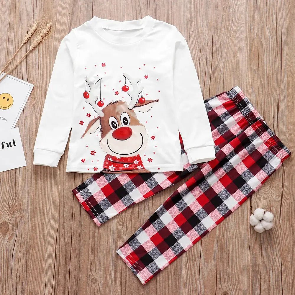 Christmas Family Pajama Set - Matching Reindeer Print for Family - shop_name Christmas Family Pajama Set - Matching Reindeer Print for Familynordicgift