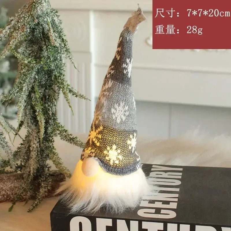 Christmas Gnome with LED Light - Plush Decoration 2026 - shop_name Christmas Gnome with LED Light - Plush Decoration 2026nordicgift
