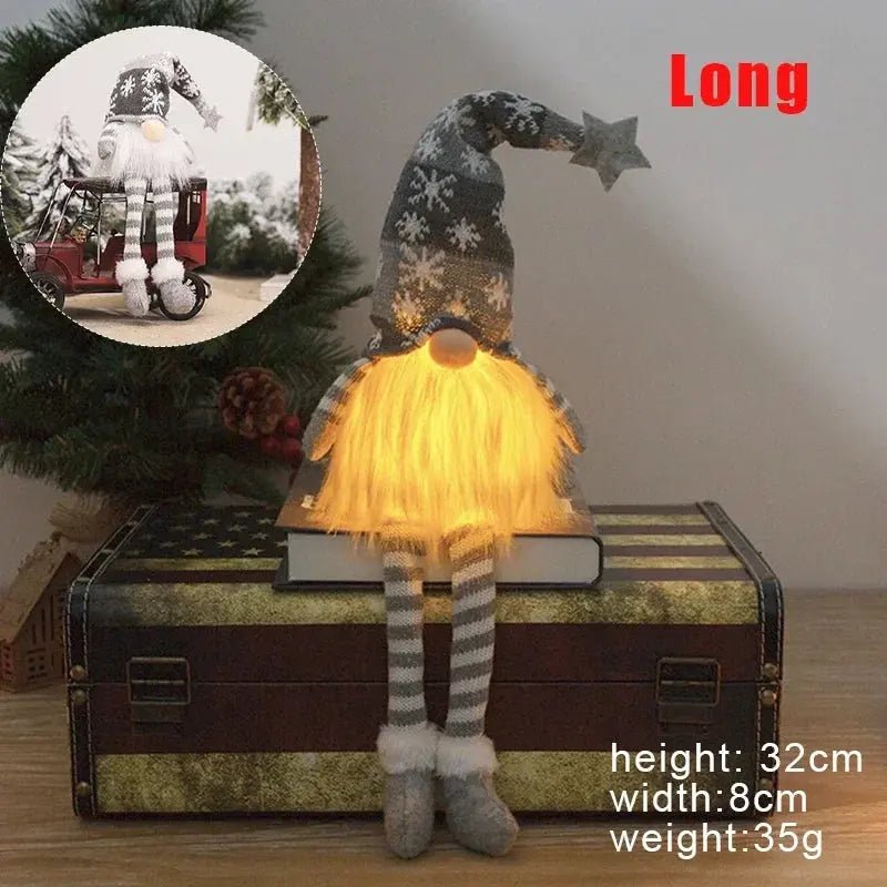Christmas Gnome with LED Light - Plush Decoration 2026 - shop_name Christmas Gnome with LED Light - Plush Decoration 2026nordicgift