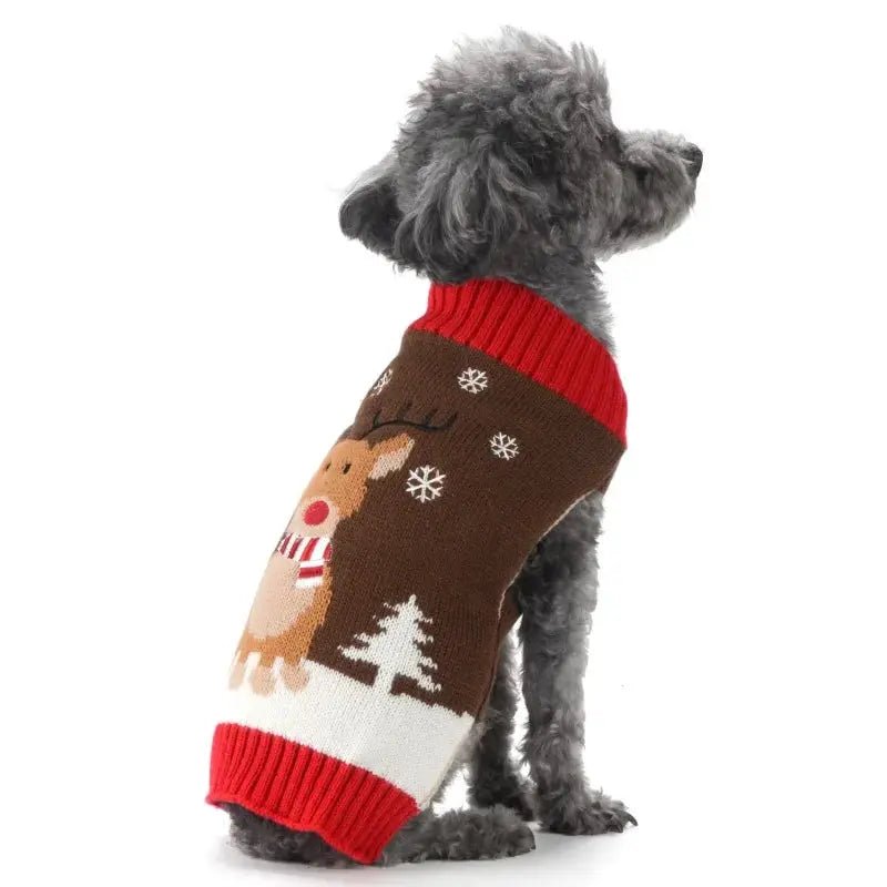 Christmas Sweater for Dogs - Warm Turtleneck for Small Dogs | Christmas Dog Clothes - shop_name Christmas Sweater for Dogs - Warm Turtleneck for Small Dogs | Christmas Dog Clothesnordicgift