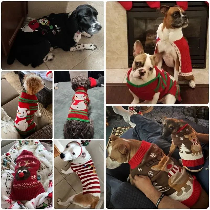 Christmas Sweater for Dogs - Warm Turtleneck for Small Dogs | Christmas Dog Clothes - shop_name Christmas Sweater for Dogs - Warm Turtleneck for Small Dogs | Christmas Dog Clothesnordicgift