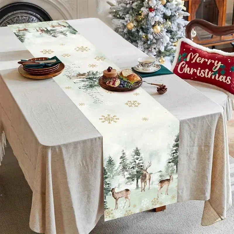 Christmas Table Runner - Luxury Festive Table Decoration 2026 - shop_name Christmas Table Runner - Luxury Festive Table Decoration 2026nordicgift