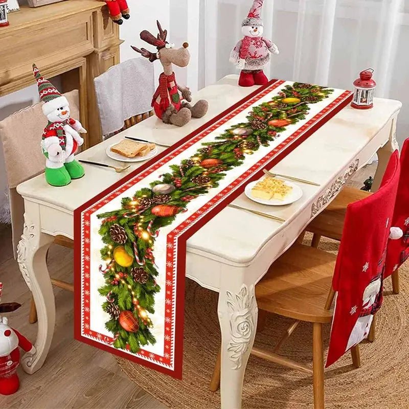 Christmas Table Runner - Luxury Festive Table Decoration 2026 - shop_name Christmas Table Runner - Luxury Festive Table Decoration 2026nordicgift