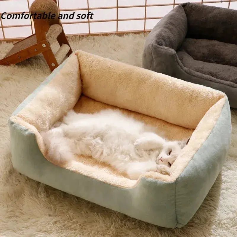 cozy cat bed Cat Basket Cushion - Comfortable Pet Bed Winter - shop_name cozy cat bed Cat Basket Cushion - Comfortable Pet Bed Winternordicgift